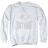 BATMAN/KNIGHT SKETCH - ADULT CREWNECK SWEATSHIRT - WHITE