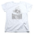 BATMAN/KNIGHT SKETCH - S/S WOMENS TEE - WHITE