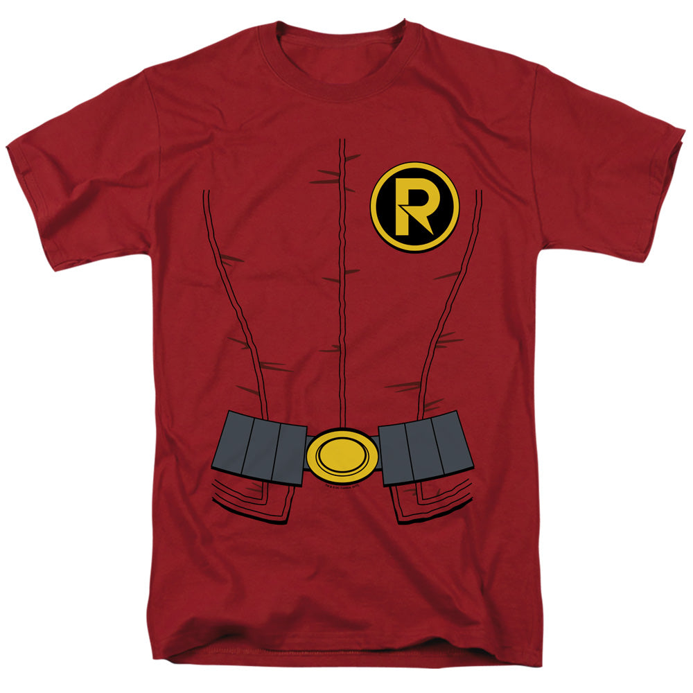 BATMAN/NEW ROBIN UNIFORM - S/S ADULT 18/1 - CARDINAL