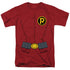 BATMAN/NEW ROBIN UNIFORM - S/S ADULT 18/1 - CARDINAL