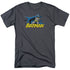 BATMAN/8 BIT CAPE - S/S ADULT 18/1 - CHARCOAL