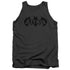 BATMAN/CRACKLE BAT - ADULT TANK - CHARCOAL