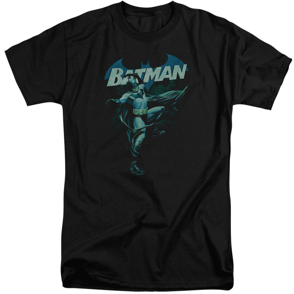 BATMAN/BLUE BAT - S/S ADULT TALL 18/1 - BLACK