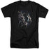 BATMAN/GARGOYLES - S/S ADULT TALL 18/1 - BLACK