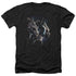 BATMAN/GARGOYLES - ADULT HEATHER - BLACK