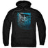 BATMAN/BAT AMONG BATS - ADULT PULLOVER HOODIE - BLACK