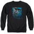 BATMAN/BAT AMONG BATS - ADULT CREWNECK SWEATSHIRT - BLACK