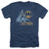 BATMAN/KNIGHT WATCH - ADULT HEATHER - NAVY