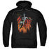 BATMAN/MAJESTIC - ADULT PULLOVER HOODIE - BLACK