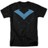 BATMAN/NIGHTWING COSTUME - S/S ADULT 18/1  -  BLACK