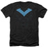 BATMAN/NIGHTWING COSTUME - ADULT HEATHER - BLACK