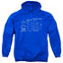 BATMAN/BATMOBILE - ADULT PULLOVER HOODIE - ROYAL BLUE