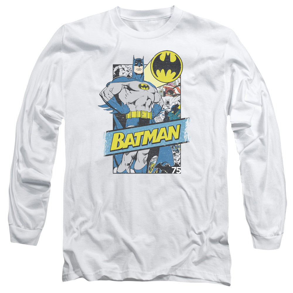 BATMAN/OUT OF THE PAGES -  L/S ADULT 18/1  - WHITE