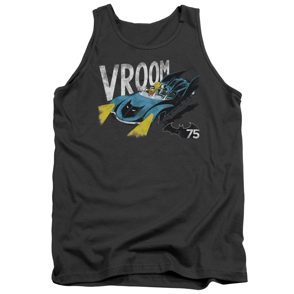 BATMAN/VROOM - ADULT TANK - CHARCOAL