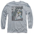 BATMAN/BAT ORIGINS -  L/S ADULT 18/1  - ATHLETIC HEATHER