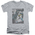 BATMAN/BAT ORIGINS - S/S ADULT V-NECK 30/1 - ATHLETIC HEATHER