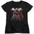 BATMAN/RAGING BAT - S/S WOMENS TEE - BLACK