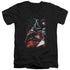 BATMAN/SPARKS LEAP - S/S ADULT V-NECK 30/1 - BLACK