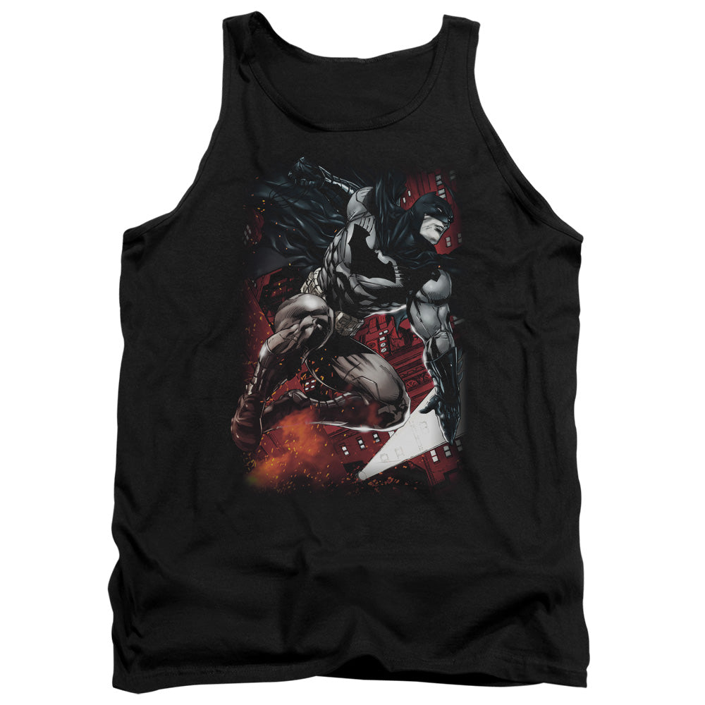 BATMAN/SPARKS LEAP - ADULT TANK - BLACK