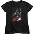 BATMAN/SPARKS LEAP - S/S WOMENS TEE - BLACK