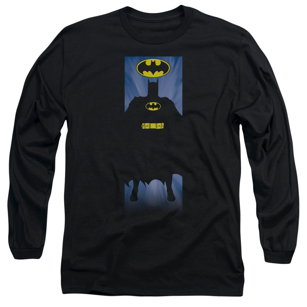 BATMAN/BATMAN BLOCK -  L/S ADULT 18/1  - BLACK