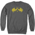 BATMAN/BAT SYMBOL KNOCKOUT - ADULT CREWNECK SWEATSHIRT - CHARCOAL