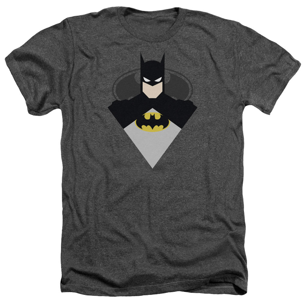 BATMAN/SIMPLE BAT - ADULT HEATHER - CHARCOAL