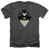 BATMAN/SIMPLE BAT - ADULT HEATHER - CHARCOAL
