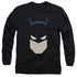 BATMAN/ BAT HEAD -  L/S ADULT 18/1  - BLACK