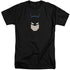 BATMAN/ BAT HEAD - S/S ADULT TALL 18/1 - BLACK