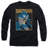 BATMAN/SIMPLE BM POSTER -  L/S ADULT 18/1  - BLACK
