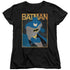 BATMAN/SIMPLE BM POSTER - S/S WOMENS TEE - BLACK