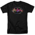BATMAN/HAWAIIAN SHIELD - S/S ADULT 18/1  -  BLACK