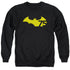 BATMAN/75 LOGO 2 - ADULT CREWNECK SWEATSHIRT - BLACK
