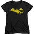 BATMAN/75 LOGO 2 - S/S WOMENS TEE - BLACK
