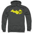 BATMAN/75 LOGO 2 - ADULT PULLOVER HOODIE - CHARCOAL
