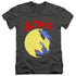BATMAN/DETECTIVE 75 - S/S ADULT V-NECK 30/1 - CHARCOAL