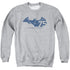 BATMAN/75 YEAR COLLAGE - ADULT CREWNECK SWEATSHIRT - ATHLETIC HEATHER