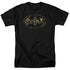BATMAN/PAISLEY BAT - S/S ADULT 18/1  -  BLACK