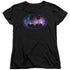 BATMAN/GALAXY SIGNAL - S/S WOMENS TEE - BLACK