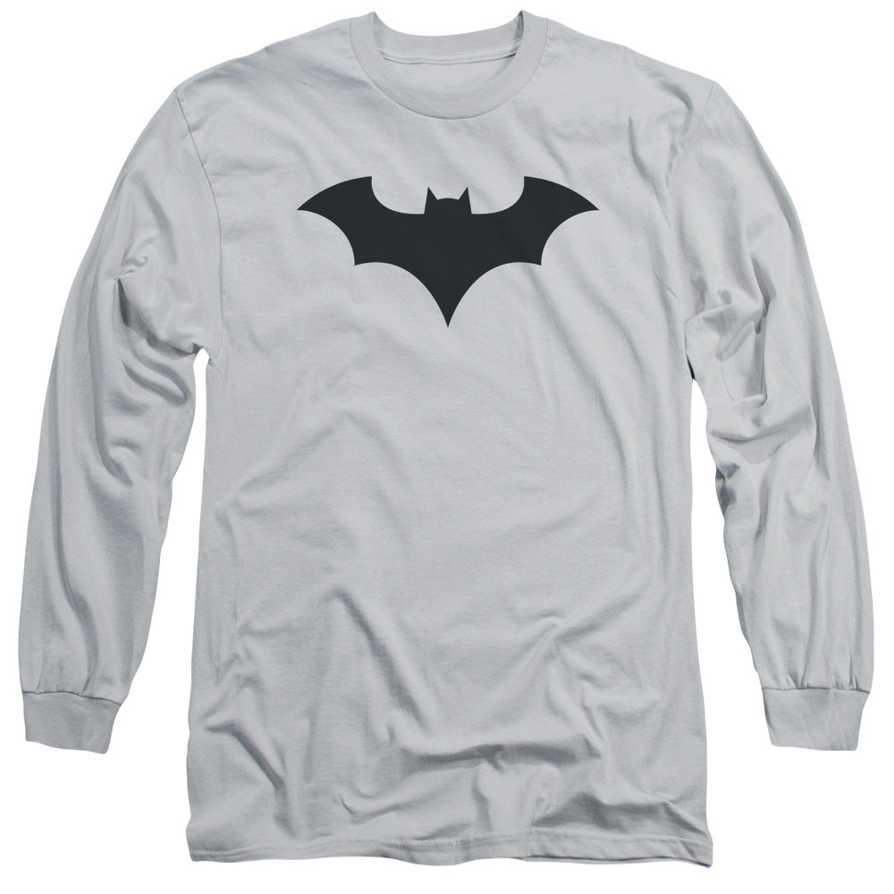 BATMAN/52 TITLE LOGO -  L/S ADULT 18/1  - SILVER