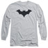BATMAN/52 TITLE LOGO -  L/S ADULT 18/1  - SILVER