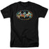 BATMAN/HAWAIIAN BAT - S/S ADULT 18/1  -  BLACK