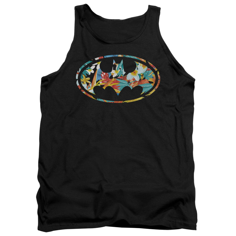 BATMAN/HAWAIIAN BAT - ADULT TANK - BLACK