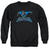BATMAN/WING OF THE NIGHT - ADULT CREWNECK SWEATSHIRT - BLACK