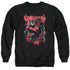 BATMAN/LIGHTWING - ADULT CREWNECK SWEATSHIRT - BLACK