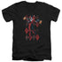 BATMAN/POW POW - S/S ADULT V-NECK 30/1 - BLACK