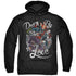 BATMAN/DEATH BY LOVE - ADULT PULLOVER HOODIE - BLACK
