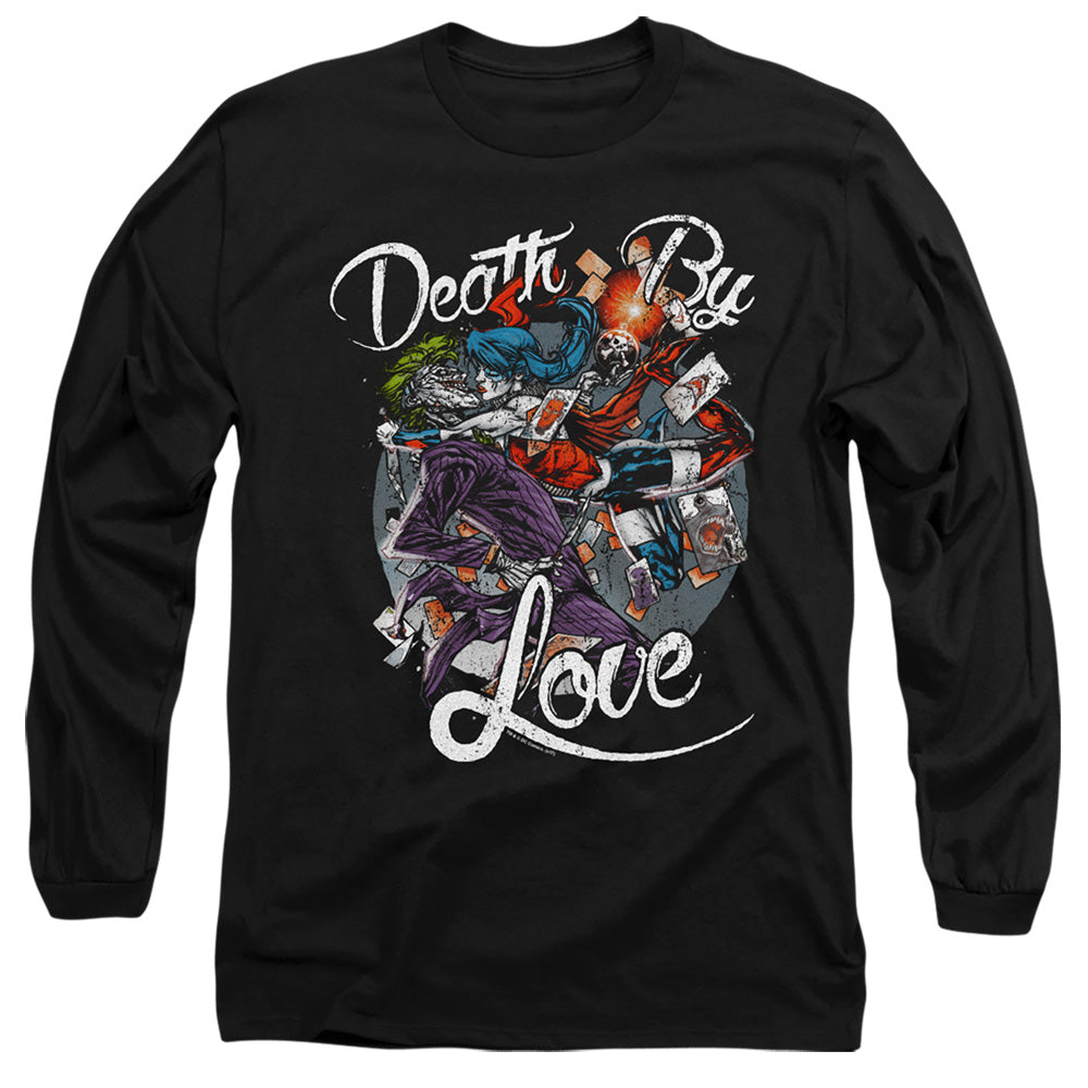 BATMAN/DEATH BY LOVE -  L/S ADULT 18/1  - BLACK