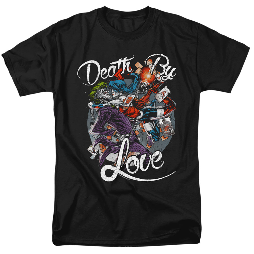 BATMAN/DEATH BY LOVE - S/S ADULT 18/1  -  BLACK